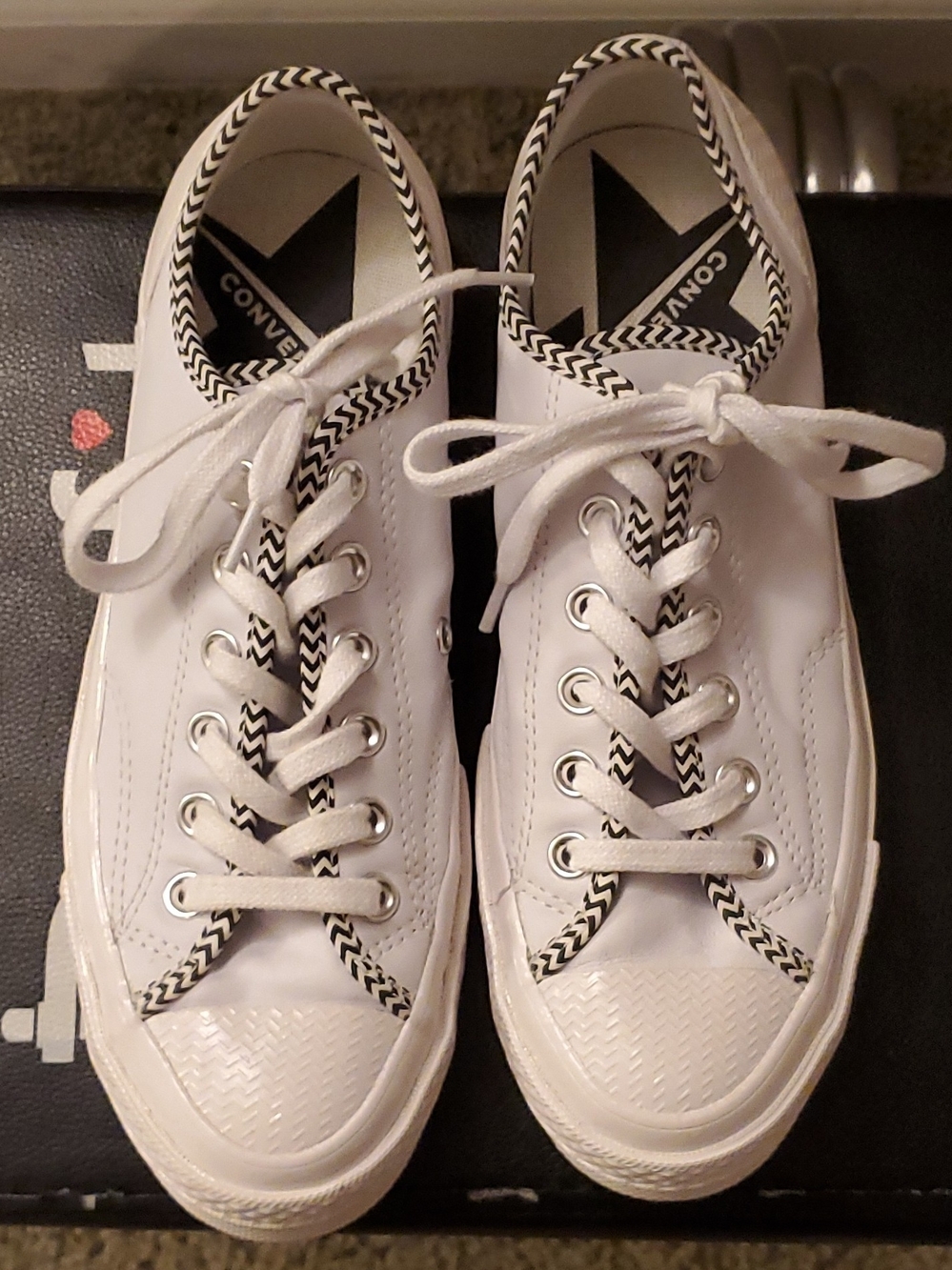 Converse Chuck 70 Mission-V Ox Low Top Lace-Up White/Black Chevron 565370C